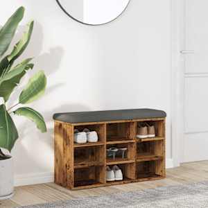 Lavica za čevlje iz starega lesa 82x32x50 cm