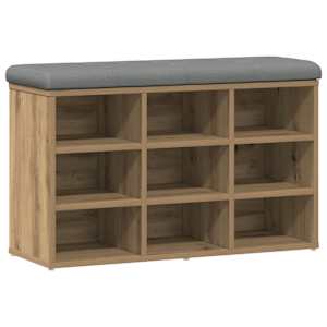 vidaXL Kingapink Artisan Oak 82x32x50 cm Engineered Wood