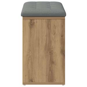 Lavice s botníkem dub artisan 82x32x50 cm Engineered Wood - obrázek 5