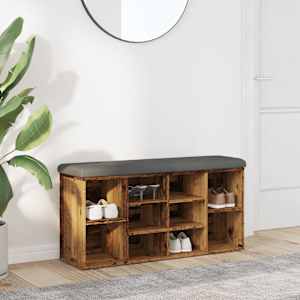 Lavica za čevlje iz starega lesa 102x32x50 cm