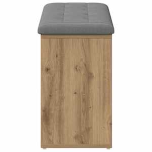 Lavice s botníkem dub artisan 102x32x50 cm Engineered Wood - obrázek 5