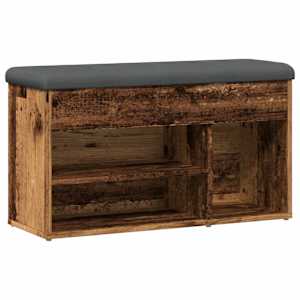 Lavice s botníkem starého dřeva 82x32x45,5 cm Engineered Wood - obrázek 2