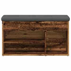 Lavice s botníkem starého dřeva 82x32x45,5 cm Engineered Wood - obrázek 4