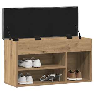 Lavice s botníkem dub artisan 82x32x45,5 cm Engineered Wood - obrázek 3