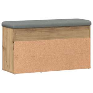 Lavice s botníkem dub artisan 82x32x45,5 cm Engineered Wood - obrázek 6