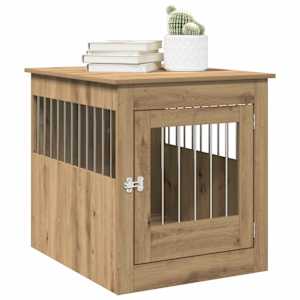 vidaXL Dog Crate Furniture Artisan Oak 64.5x80x71 cm Engineered Wood