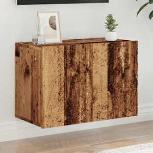 TV skříňka nástěnná old wood 60 x 30 x 41 cm - obrázek 1