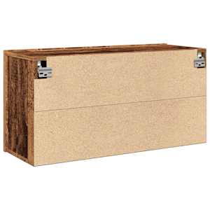 TV skříňka nástěnná old wood 80 x 30 x 41 cm - obrázek 8