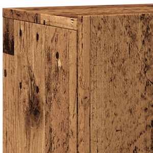 TV skříňka nástěnná old wood 80 x 30 x 41 cm - obrázek 9