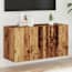  vidaXL antik fa színű falra szerelhető TV-szekrény 80 x 30 x 41 cm termék 2. képe