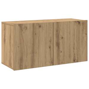TV skříňka nástěnná dub artisan 80 x 30 x 41 cm - obrázek 2