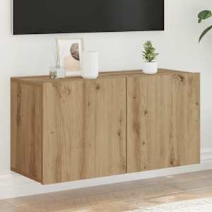 TV skříňka nástěnná dub artisan 80 x 30 x 41 cm - obrázek 1