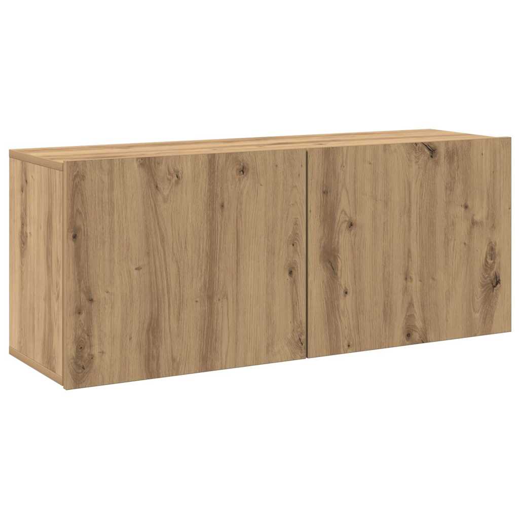 vidaXL TV skříňka nástěnná dub artisan 100 x 30 x 41 cm