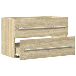 Skříňka pod umyvadlo old wood 80 x 38,5 x 48 cm dřevotříska - obrázek 5