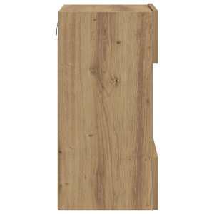Nástěnné skříňky s LED osvětlením pro TV 2 ks dub artisan 40 x 30 x 60,5 cm - obrázek 8
