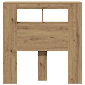 Čelo postele LED dub artisan 100x18,5x103,5 cm kompozitní dřevo - obrázek 5