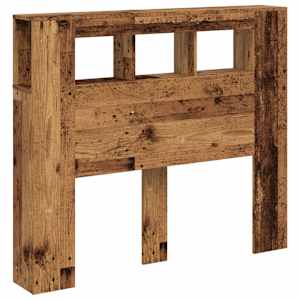 Čelo postele s LED old wood 120x18,5x103,5 cm kompozitní dřevo - obrázek 4