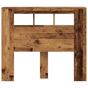 Čelo postele s LED old wood 120x18,5x103,5 cm kompozitní dřevo - obrázek 5