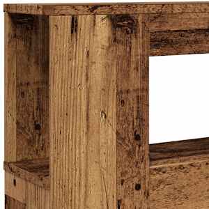 Čelo postele s LED old wood 120x18,5x103,5 cm kompozitní dřevo - obrázek 8