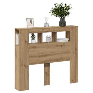 Čelo postele LED dub artisan 120x18,5x103,5 cm kompozitní dřevo - obrázek 5