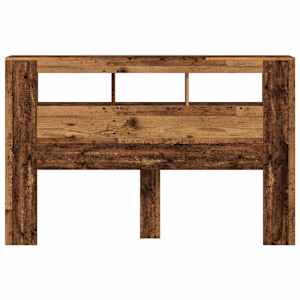 Čelo postele s LED old wood 160x18,5x103,5 cm kompozitní dřevo - obrázek 5