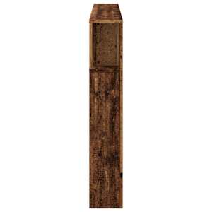 Čelo postele s LED old wood 160x18,5x103,5 cm kompozitní dřevo - obrázek 7