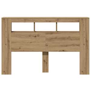 Čelo postele LED dub artisan 160x18,5x103,5 cm kompozitní dřevo - obrázek 6