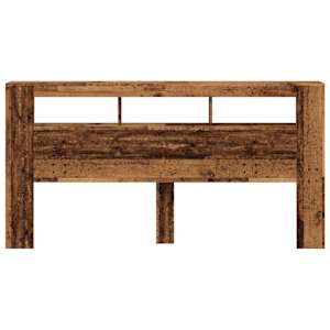 Čelo postele s LED old wood 200x18,5x103,5 cm kompozitní dřevo - obrázek 6