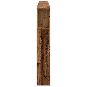 Čelo postele s LED old wood 200x18,5x103,5 cm kompozitní dřevo - obrázek 7