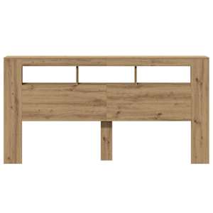 Čelo postele LED dub artisan 200x18,5x103,5 cm kompozitní dřevo - obrázek 6