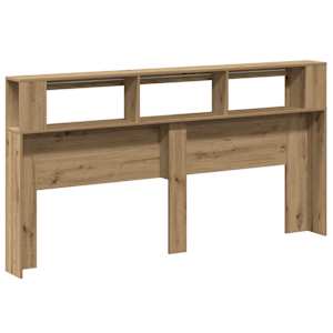 Čelo postele LED dub artisan 200x18,5x103,5 cm kompozitní dřevo - obrázek 8