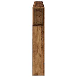 Čelo postele s LED old wood 220x18,5x103,5 cm kompozitní dřevo - obrázek 7