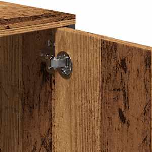 TV skříňka se zásuvkou old wood 200x25x44 cm kompozitní dřevo - obrázek 9