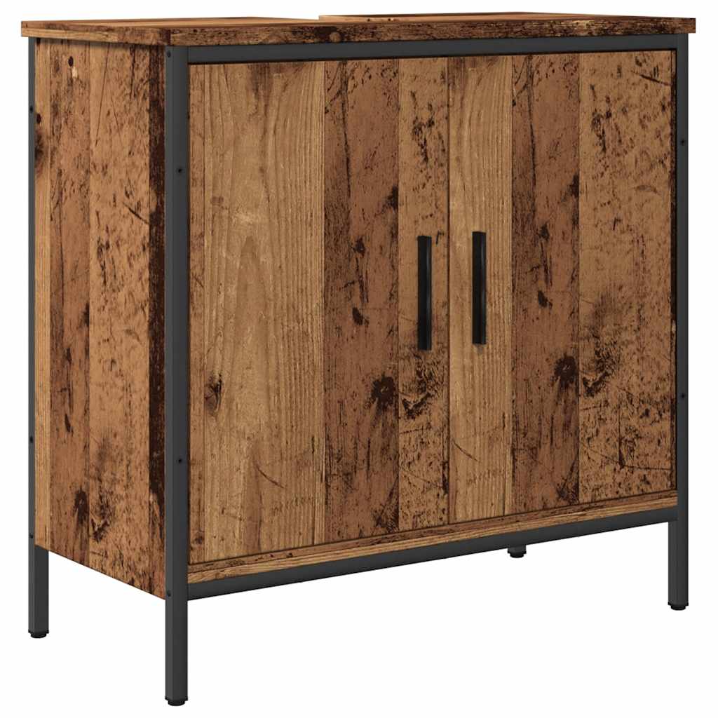 vidaXL Skříňka pod umyvadlo old wood 60 x 30 x 60 cm kompozitní dřevo