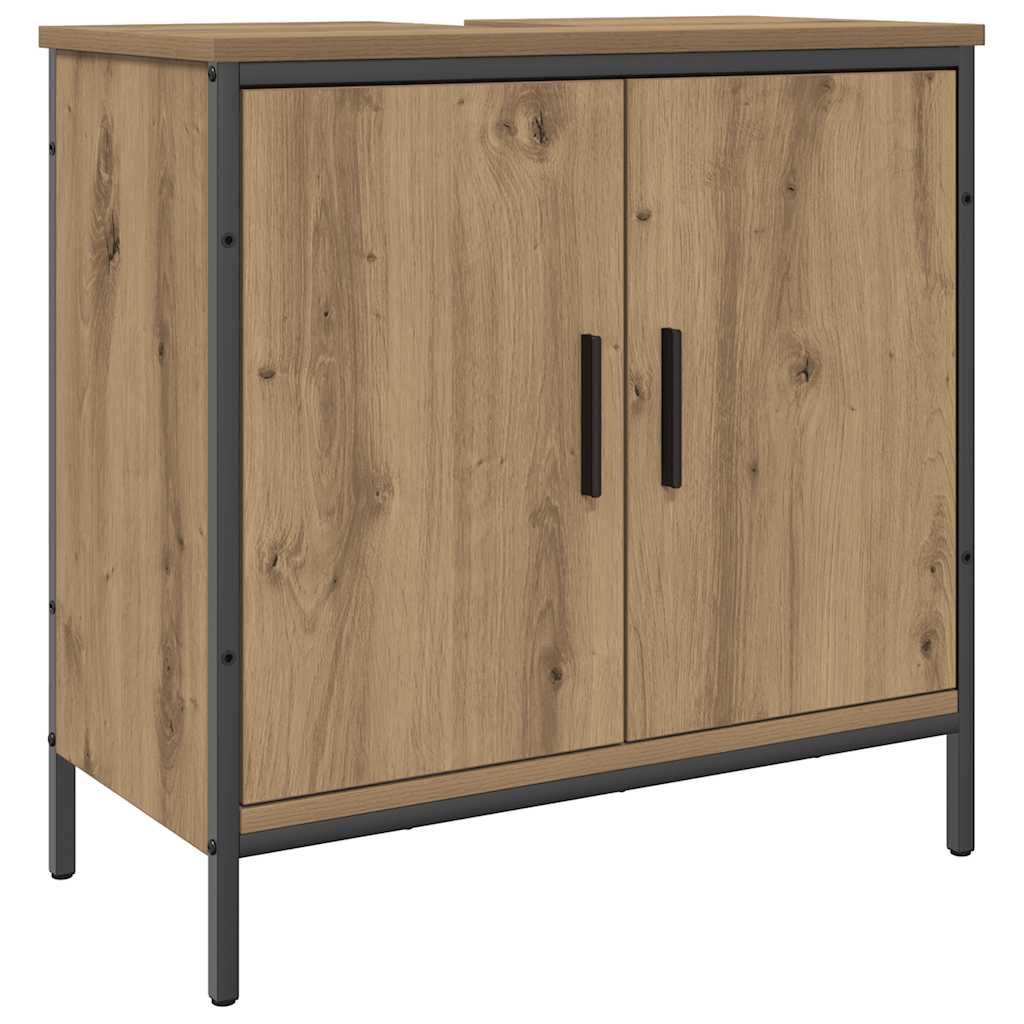 vidaXL Skříňka pod umyvadlo dub artisan 60x30x60 cm kompozitní dřevo