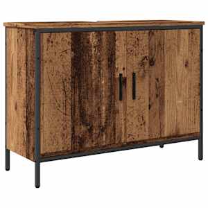 Skříňka pod umyvadlo old wood 80 x 30 x 60 cm kompozitní dřevo - obrázek 2