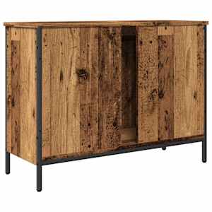 Skříňka pod umyvadlo old wood 80 x 30 x 60 cm kompozitní dřevo - obrázek 6