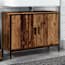  vidaXL antik fa színű mosdószekrény 80 x 30 x 60 cm termék 2. képe