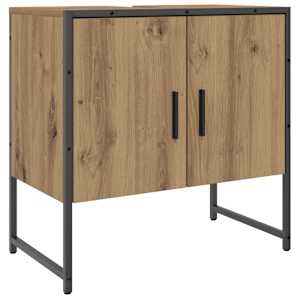 Koupelnová skříňka pod umyvadlo dub artisan 60x33x60cm kompozit - obrázek 2