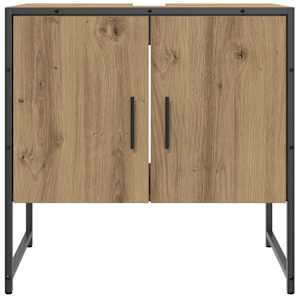 Koupelnová skříňka pod umyvadlo dub artisan 60x33x60cm kompozit - obrázek 4