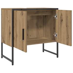 Koupelnová skříňka pod umyvadlo dub artisan 60x33x60cm kompozit - obrázek 5