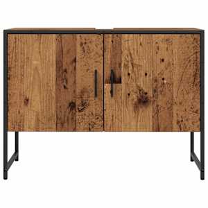 Koupelnová skříňka pod umyvadlo old wood 80x33x60 cm kompozit - obrázek 4