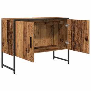 Koupelnová skříňka pod umyvadlo old wood 80x33x60 cm kompozit - obrázek 5