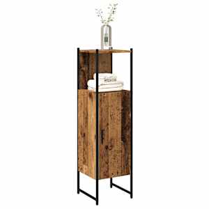 Koupelnová skříňka old wood 33 x 33 x 120,5 cm kompozitní dřevo - obrázek 3