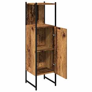 Koupelnová skříňka old wood 33 x 33 x 120,5 cm kompozitní dřevo - obrázek 7