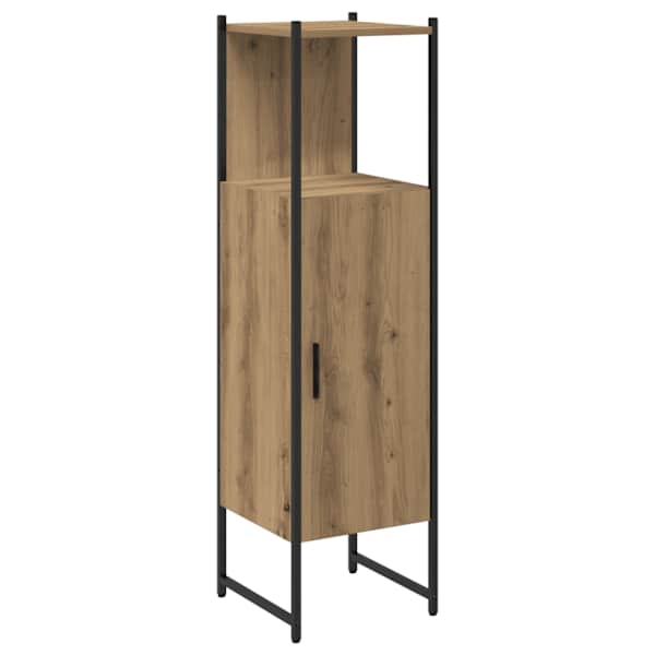 vidaXL vannitoakapp Artisan tamm 33x33x120,5 cm insenerpuit