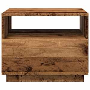 Konferenční stolek s LED osvětlením old wood 50 x 49 x 40 cm - obrázek 7