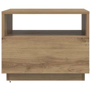 Konferenční stolek s LED osvětlením dub artisan 50 x 49 x 40 cm - obrázek 7