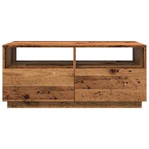 Konferenční stolek s LED osvětlením old wood 90 x 49 x 40 cm - obrázek 7