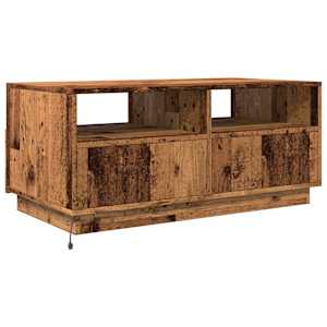Konferenční stolek s LED osvětlením old wood 90 x 49 x 40 cm - obrázek 9